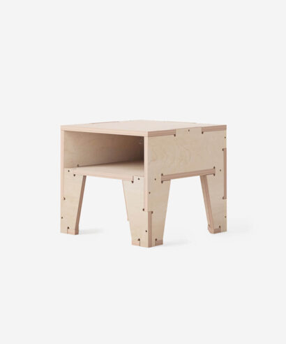White Oak Beside Table